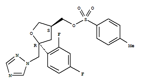 (5R-cis)-甲苯-4-磺酸 5-(2,4-二氟苯基)-5-(1H-1,2,4-三氮唑-1-基)甲基四氫呋喃-3-基甲基酯