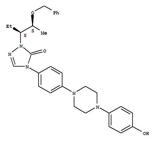 2-[(1S,2S)-1-乙基-2-芐氧基丙基]-2,4-二氫-4-[4-[4-(4-羥基苯基)-1-哌嗪基]苯基]-3H-1,2,4-三氮唑-3-酮