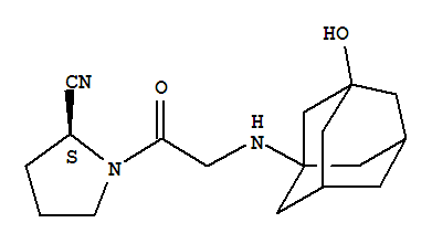 維達(dá)列汀; 維他列汀; (-)-(2S)-1-[[(3-羥基三環(huán)[3.3.1.1[3,7]]硅烷-1-基)氨基]乙?；鵠吡咯烷-2-甲腈