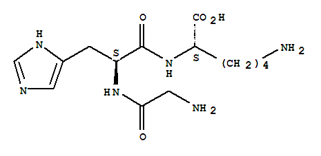 甘氨酰-L-組氨酰-L-賴(lài)氨酸
（藍(lán)銅勝肽）