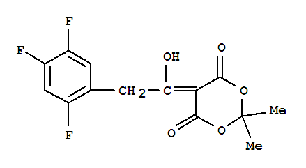 5-[1-羥基-2-(2,4,5-三氟苯基)亞乙基]-2,2-二甲基-1,3-二氧六環(huán)-4,6-二酮