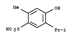 4-羥基-2-甲基-5-(1-甲基乙基)-苯磺酸