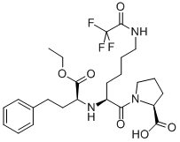 N2-[1-(S)-乙氧羰基-3-苯丙基]-N6-三氟乙?；?L-賴氨酸-L-脯氨酸