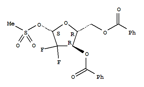 2-脫氧-2,2-二氟-D-呋喃核糖基-3,5-二甲苯?；?1-甲磺酸酯(β型)