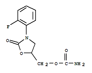 3-(O-氟苯基)-2-氧代-5-惡唑烷基甲基氨基甲酸酯