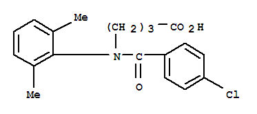 4-[(4-氯苯甲?；?-(2,6-二甲基苯基)氨基]丁酸